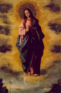 Zurbaran Immaculée Conception 1630-35, huile sur canevas, 139 x 104 cm; Musée du Prado, Madrid | DR