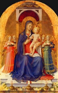 Vierge et l'enfant nu - Fra Angelico