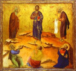 Duccio di Buoninsegna Transfiguration du Christ 1308-11 National Gallery London