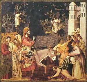 Giotto - l'entrée de Jésus-Christ dans Jérusalem