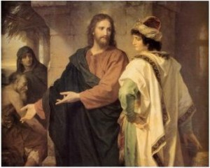 Heinrich Hofmann Le Christ et le jeune homme riche